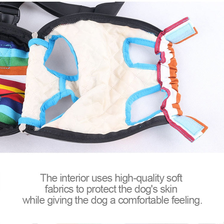 Front Pet Carrier Dog Backpack Bag, Size:L, Size:L