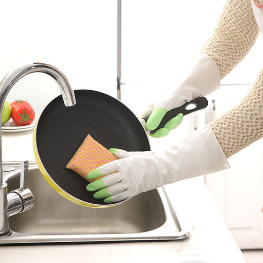 5 Pairs Sale Shark Housework Cleaning PVC Latex Gloves Waterproof Thicken Laundry Washing Gloves