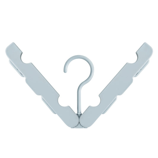 Foldable Clothes Hanger Drying Rack with 4 Hidden Clips for Home / Travel, Random Color Delivery, Foldable Clothes Hanger