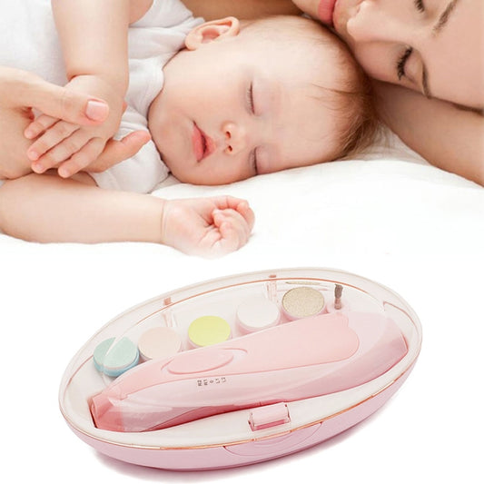 6 in 1 Baby Nail Clipper Trimmer Manicure Electric Grinding Device Tool Kit