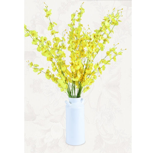 Home Wedding Party Decor Silk Orchid DIY Artificial Flower Phalaenopsis Bouquets, Random Color Delivery, 5 Heads/Bouquet