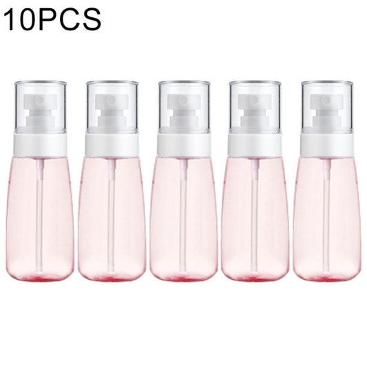 10 PCS Portable Refillable Plastic Fine Mist Perfume Spray Bottle Transparent Empty Spray Sprayer Bottle, 60ml, 60ml
