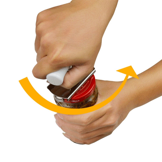 Effortless Stainless Steel Can Opener Seal Lid Remover Kitchen Tool, Opener 1