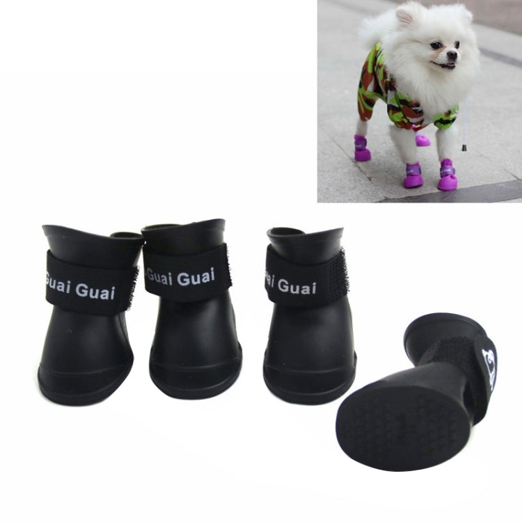 Lovely Pet Dog Shoes Puppy Candy Color Rubber Boots Waterproof Rain Shoes, S, Size: 4.3 x 3.3cm, Size: S 4.3 x 3.3cm S, Size: 4.3 x 3.3cm, Size: S 4.3 x 3.3cm