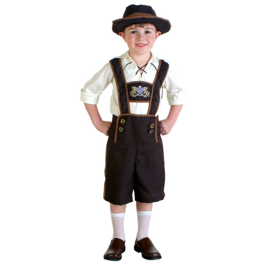 Halloween Costume Children Beer Costume Oktoberfest Suits England Style Cosplay, Size:S, Waistline: 68cm, Dress Length: 53cm, Long Pants: 40cm, Suggested Height:115-125cm, Size: S Children
