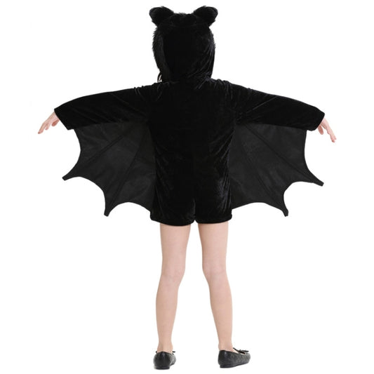 Halloween Costume Children and Women Bat Vampire Clothing Stage Performance Cosplay Clothing, Size:M, Bust: 90cm, Clothes Long: 70cm, Suggested Height:135-150cm, Size: M Children