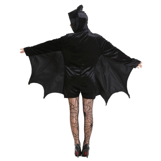 Halloween Costume Children and Women Bat Vampire Clothing Stage Performance Cosplay Clothing, Size:XXL, Bust: 102cm, Clothes Long: 79cm, Suggested Height:168-175cm, Size: XXL Adult