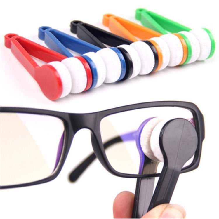 10 PCS Multifunction Portable Glasses Wipe Glasses Clean Wipe Microfiber Cleaning Cloth, Random Color Delivery, Glasses Clean Wipe