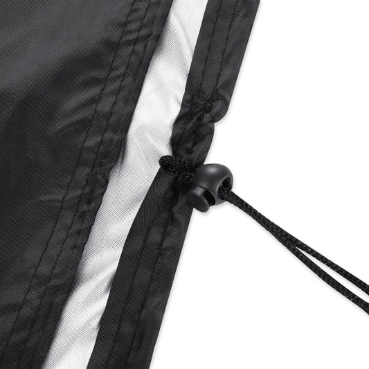Anti-UV Waterproof Dust-proof 210D Oxford Cloth Folding Table Chairs Protective Cover Outdoor Furniture Set Cover, Size: 126*126*74cm(Black), Size: 126*126*74cm