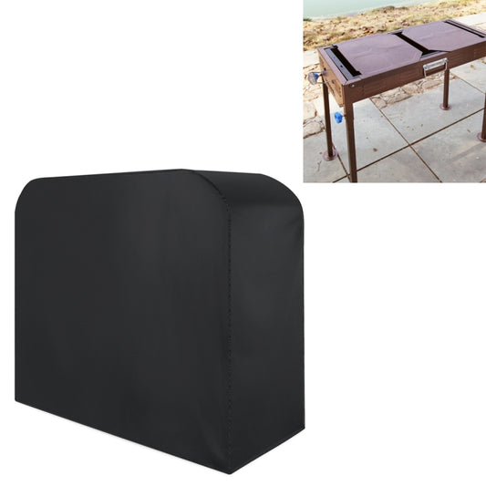 Anti-UV Waterproof Dust-proof 210D Oxford Cloth Folding BBQ Protective Cover Outdoor Gas Charcoal Electric Barbeque Grill Cover, Size: 170*61*117cm(Black), Size: 170*61*117cm