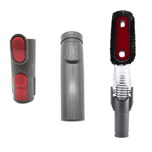 XD996 3 in 1 Handheld Tool Bendable Anti-static Suction Head Kits D931 D928 D907 for Dyson V6 / V7 / V8 / V9 / V10 Vacuum Cleaner, XD996