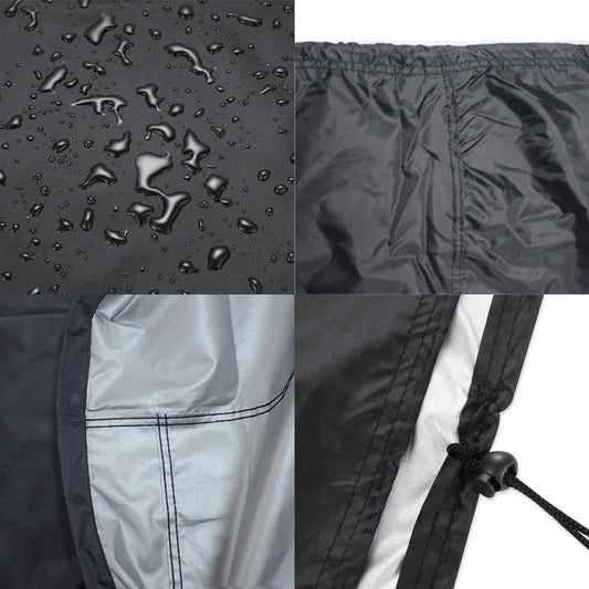 Outdoor Anti-UV Waterproof Dust-proof 210D Oxford Cloth BBQ Cylindrical Protective Bag Charcoal Barbeque Grill Cover, Size: 71x73cm, Size: 71x73cm