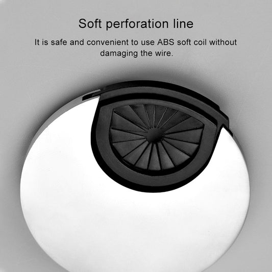 2 PCS Desk Computer Desktop Zinc Alloy Round Threading Box Hole Cover, Hole Diameter: 53mm (Bright Gold), 53mm