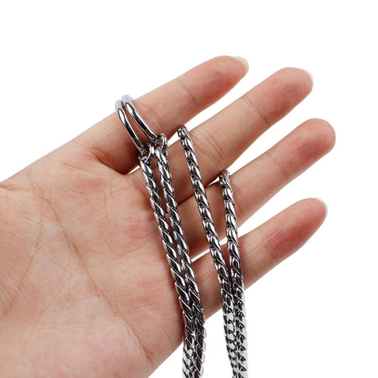 70cm Pet P Chain Pet Collars Pet Neck Strap Dog Neckband Snake Chain Dog Chain Dog Collar, 70cm