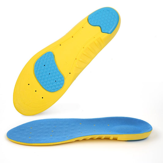 1 Pair Stretch Breathable Absorbent Deodorant Sports Tourism And Leisure Comfort Cushioning Insole, Size: M(38-40Yards), Size: M(38-40Yards) blue, Size: M(38-40Yards) gray