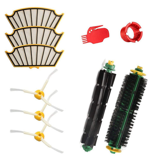Sweeping Robot Accessories Roller Brush Side Brush Haipa Filter Accessories Set for iRobot 500 Series