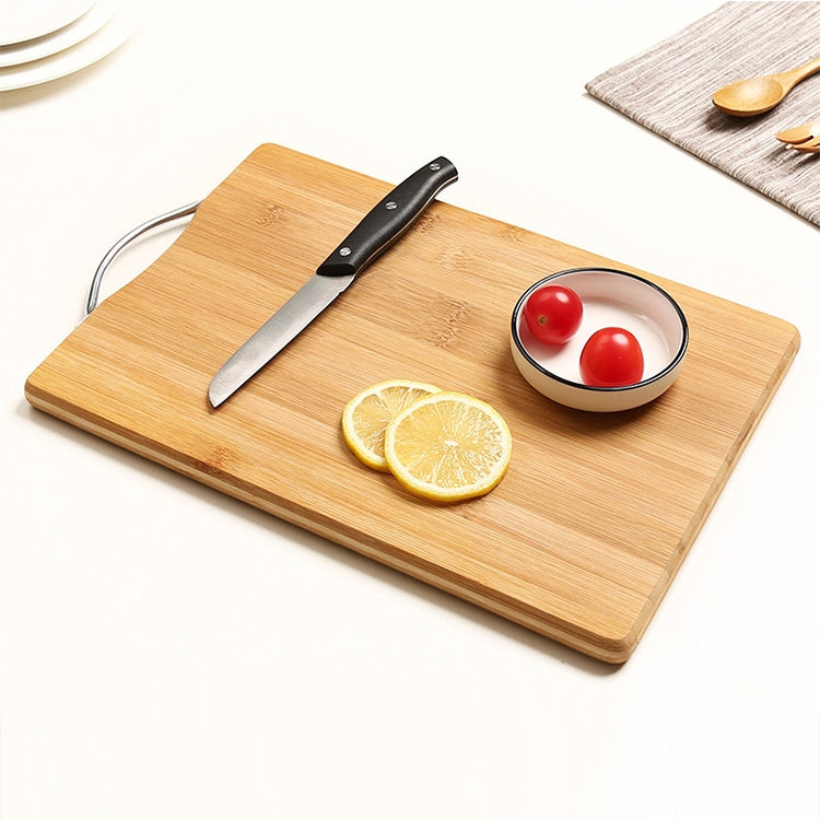 Kitchen Rectangular Bamboo Chopping Block Thickening Cutting Board, Size: 30cm x 20cm, Size: 30cm x 20cm
