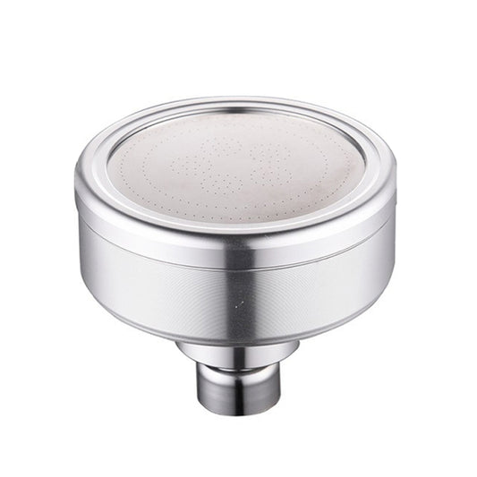 Removable and Washable Space Aluminum Plated Round Pressurized Top Spray Shower Head, Size: 82mm, Pattern A