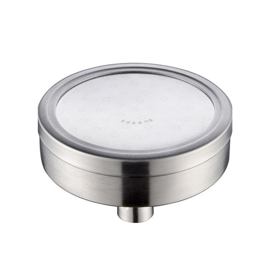 Removable and Washable 304 Stainless Steel Round Pressurized Top Spray Shower Head, Size: 118mm, Pattern D