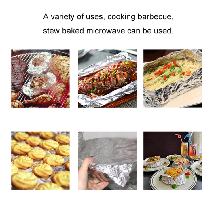 Aluminum foil paper for grilling and baking assorted foods