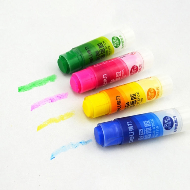 2 PCS School Supplies Solid Glue High Viscosity Color Without Formaldehyde Solid Glue, Random Color Delivery, 7119
