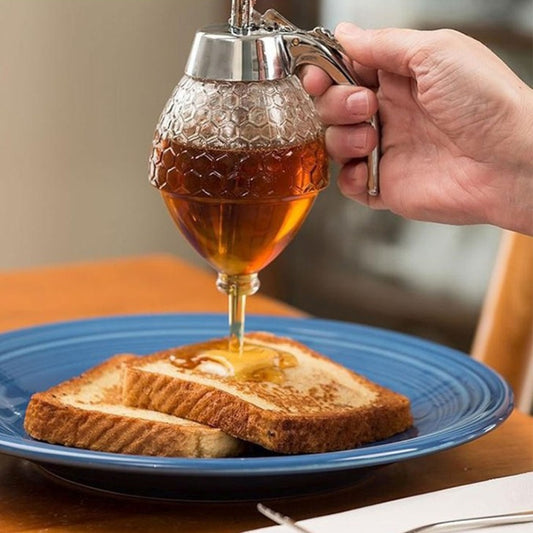 Transparent Acrylic Honey Juice Dispenser, Size: 8.3*10.0*15cm, Juice Dispenser