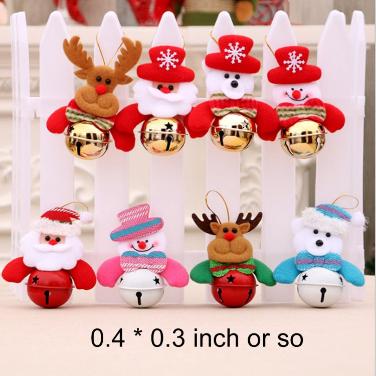 Christmas Tree Doll Bell Christmas Pendants Decorations, Random Style Delivery, Size: 11*7cm, Doll Bell