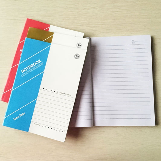 10 PCS 20 Pages A5 Soft Cover Diary Notebook Office Supply, Random Color Delivery, 20 Pages
