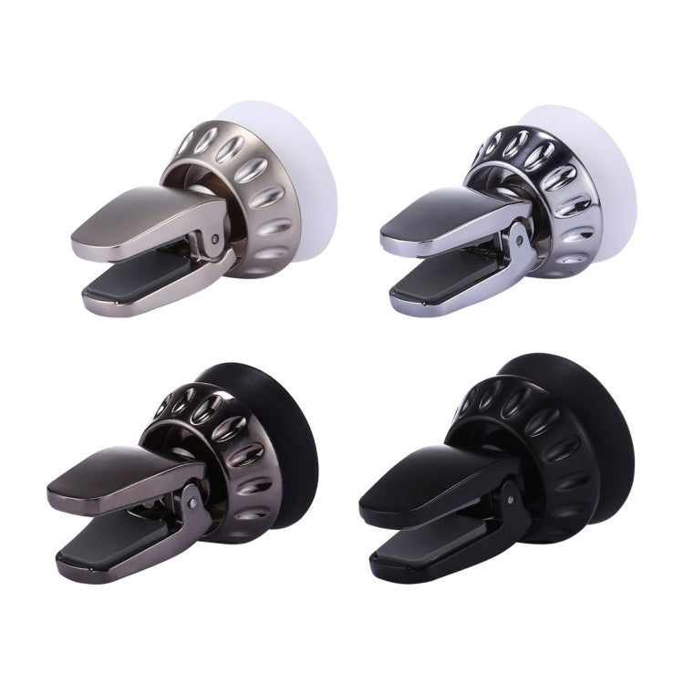 Car phone suction stand set in black and bronze, four pieces