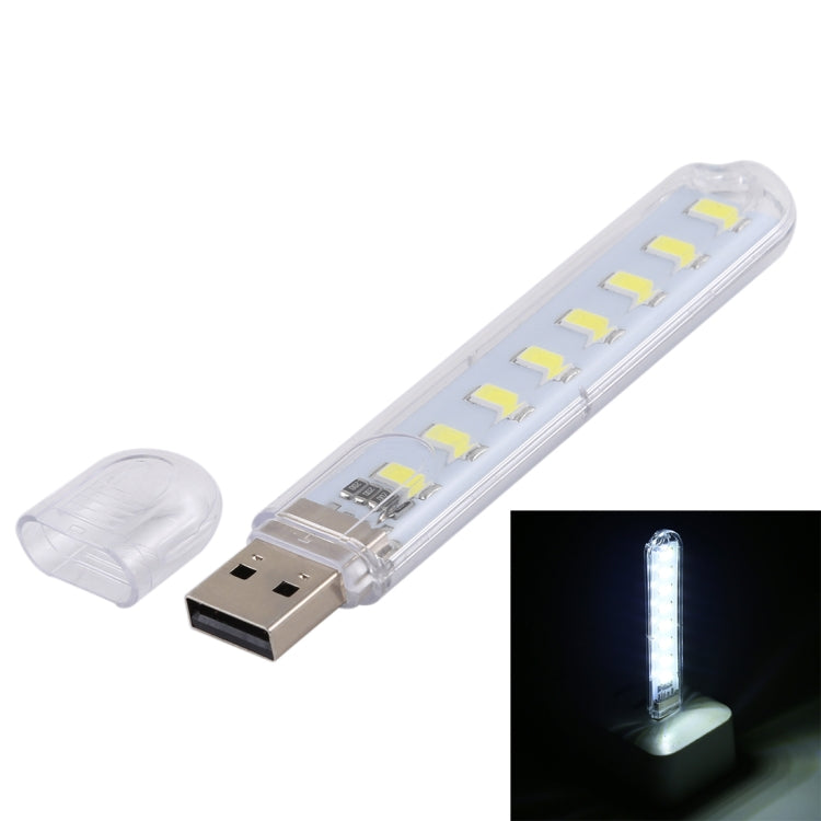 3W 8 LEDs 5730 SMD USB LED Book Light Portable Night Lamp, DC 5V, 8 LEDs