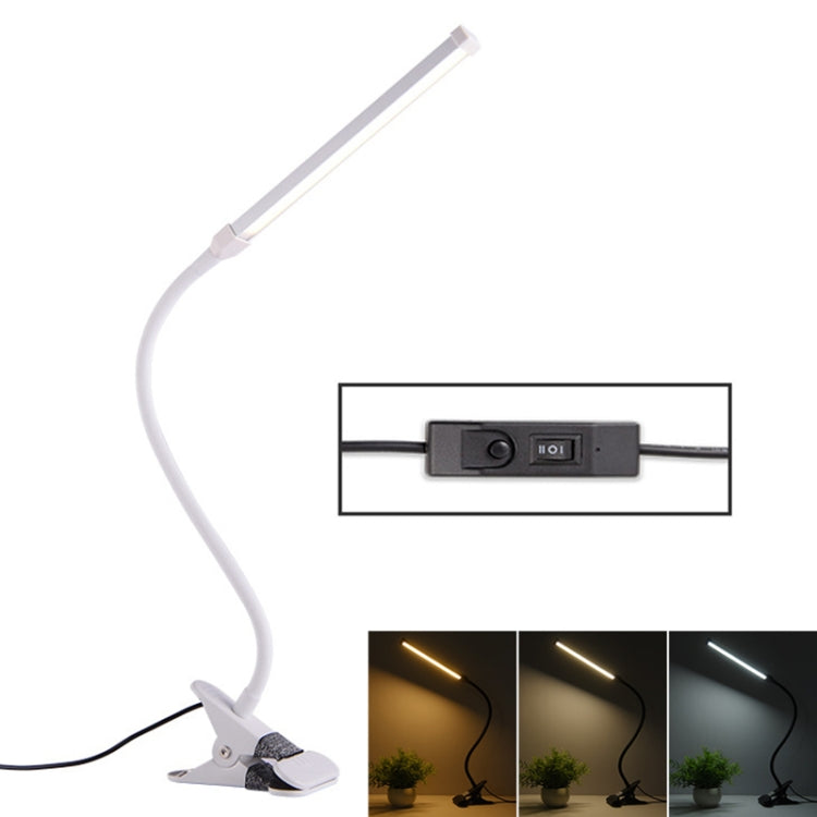 LED Desk Lamp 8W Folding Adjustable Eye Protection Table Lamp, USB Plug-in Version, USB Plug-in Version(Black), USB Plug-in Version(White)