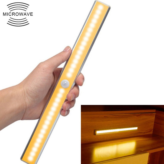 2.8W 20 LEDs Warm White Wide Screen Intelligent Human Body Sensor Light LED Corridor Cabinet Light, USB Charging Version, 2.8W 20 LEDs Warm White