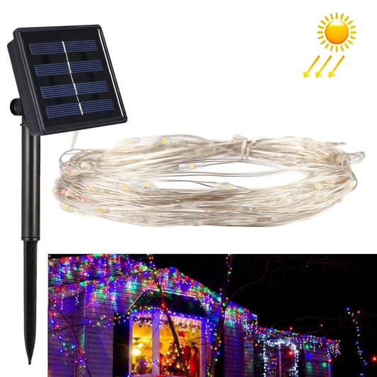 20m 200 LEDs SMD 0603 Solar Panel Silver Wire String Light Fairy Lamp Decorative Light, DC 5V, 20m 200 LEDs Colorful Light, 20m 200 LEDs White Light