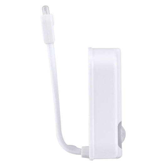 Toilet LED night light cover with white cable and mounting bracket
