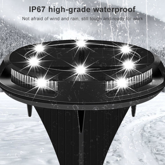 10 LEDs Solar Outdoor Garden Waterproof Buried Light, 10 LED