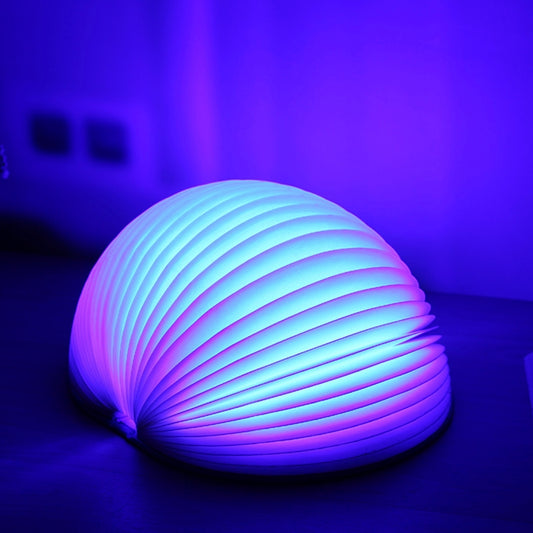 Creative Portable USB Charging Semicircle Night Light with Remote Control, Semicircle (Blue), Semicircle (Brown)