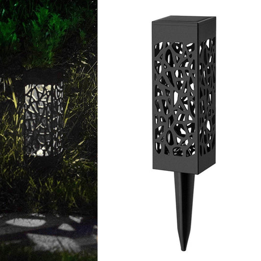 Outdoor Hollowing Out Solar Energy Garden Lawn Lamp