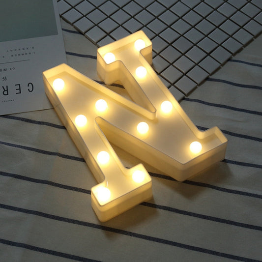Dry Battery Powered Warm White Standing Hanging LED Holiday Light, A, N, B, O, C, P, D, Q, E, R, F, S, G, T, H, U, V, I, W, J, K, X, L, Y, M, Z