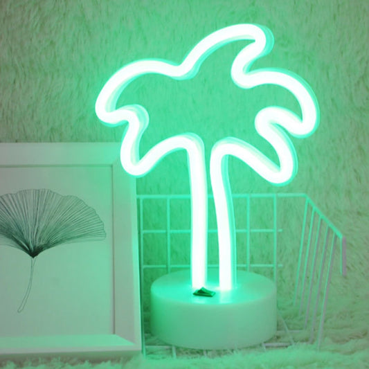 Warm Fairy Decorative Lamp Night Light for Christmas, Wedding, Party, Bedroom, Coconut Tree