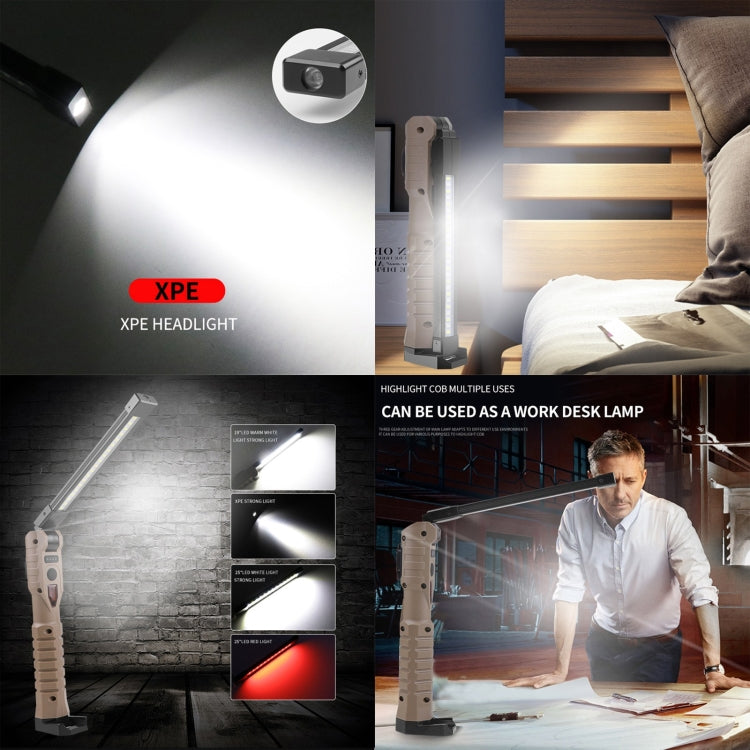 FA-WK06 Multifunctional Rechargeable Folding Work Emergency Light with Power Bank Function, FA-WK06
