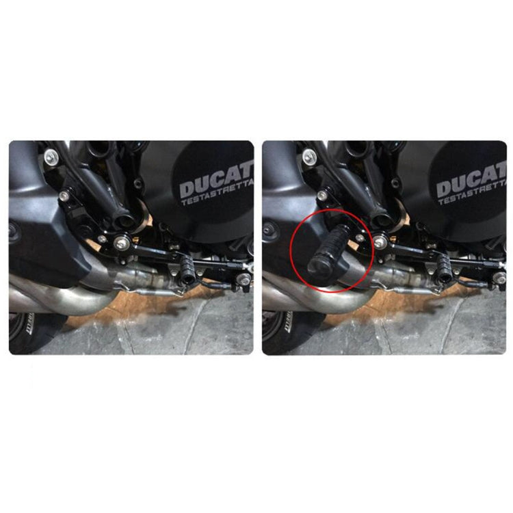 MB-BF001-BK Universal Motorcycle Modified Rear Seat Pedal, One Pair, MB-BF001-BK