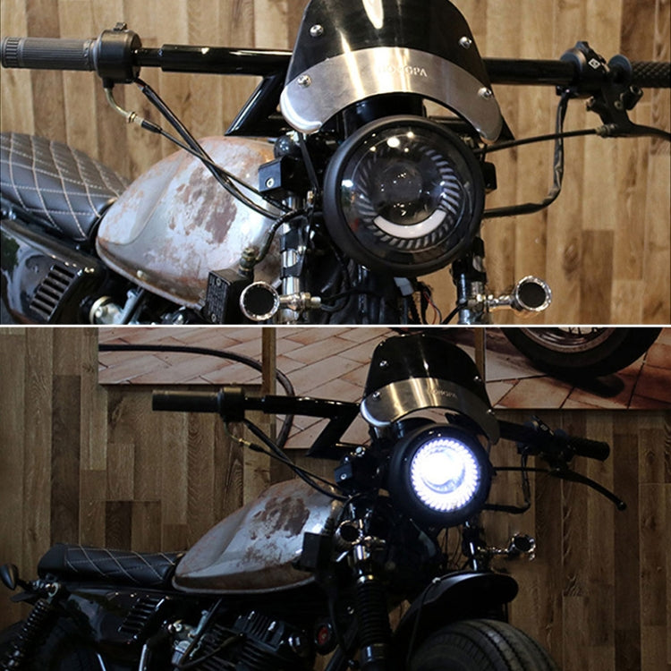 Motorcycle 5.75 inch Headlight Retro Lamp LED Light DC12V / 40W/ 6000K / 2800LM, Retro Lamp LED Light