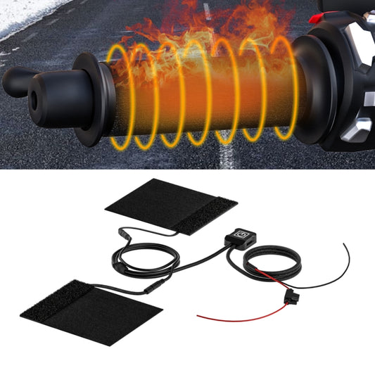 CS-974A1 Motorcycle Scooter Smart Three Gear Temperature Control Electric Hand Grip Cover Heated Grip Handlebar, CS-974A1