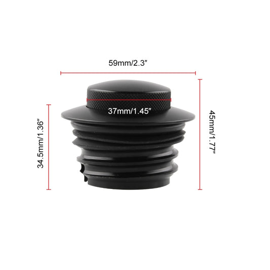 Motorcycle Flush Pop-up Gas Cap with O-ring for Harley Davidson