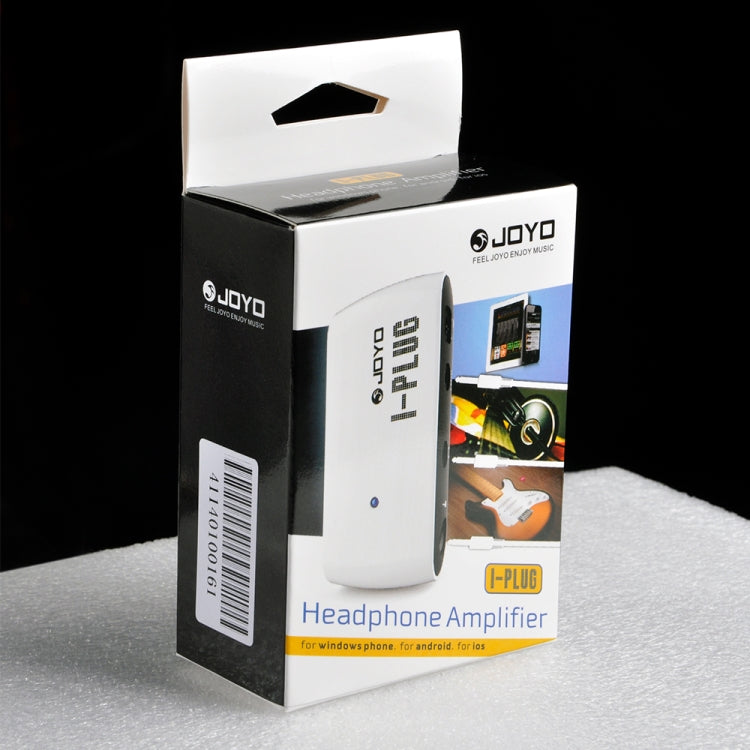 Retail box packaging for JOYO I-PLUG headphone amplifier with product image