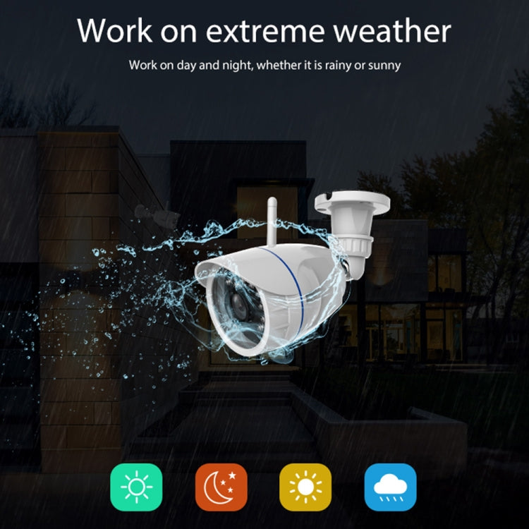 Outdoor waterproof IP camera with water splash protection effect