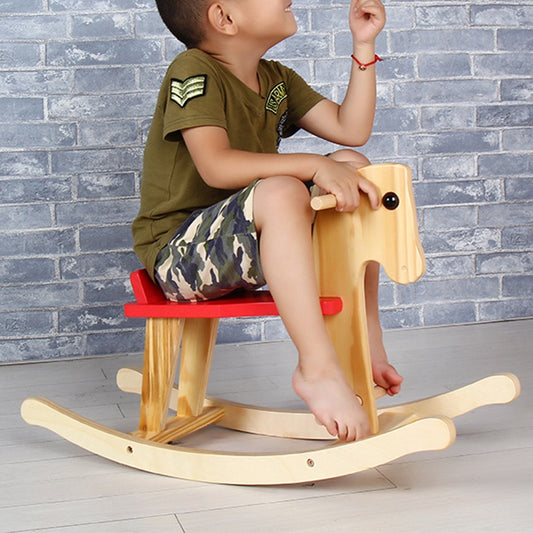 Children Trojan Horse Baby Rocking Horse Rocking Chair Toy, Size: 67x25x54cm, A-003