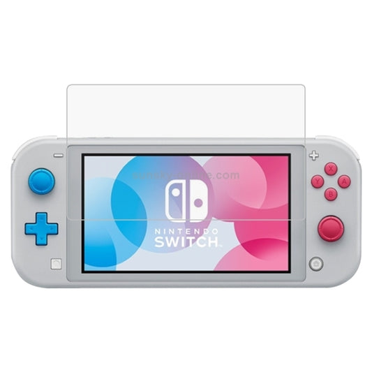 Tempered glass screen protector film for Switch Lite with full-screen coverage