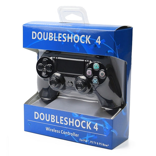 Controller in blue retail box: DualShock 4-style wireless PS4 controller