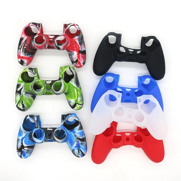 Assorted color non-slip silicone PS4 controller protective cases with textured grips